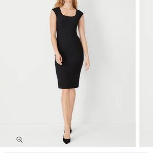 Ann Taylor Bi-stretch Scoop Neck Dress